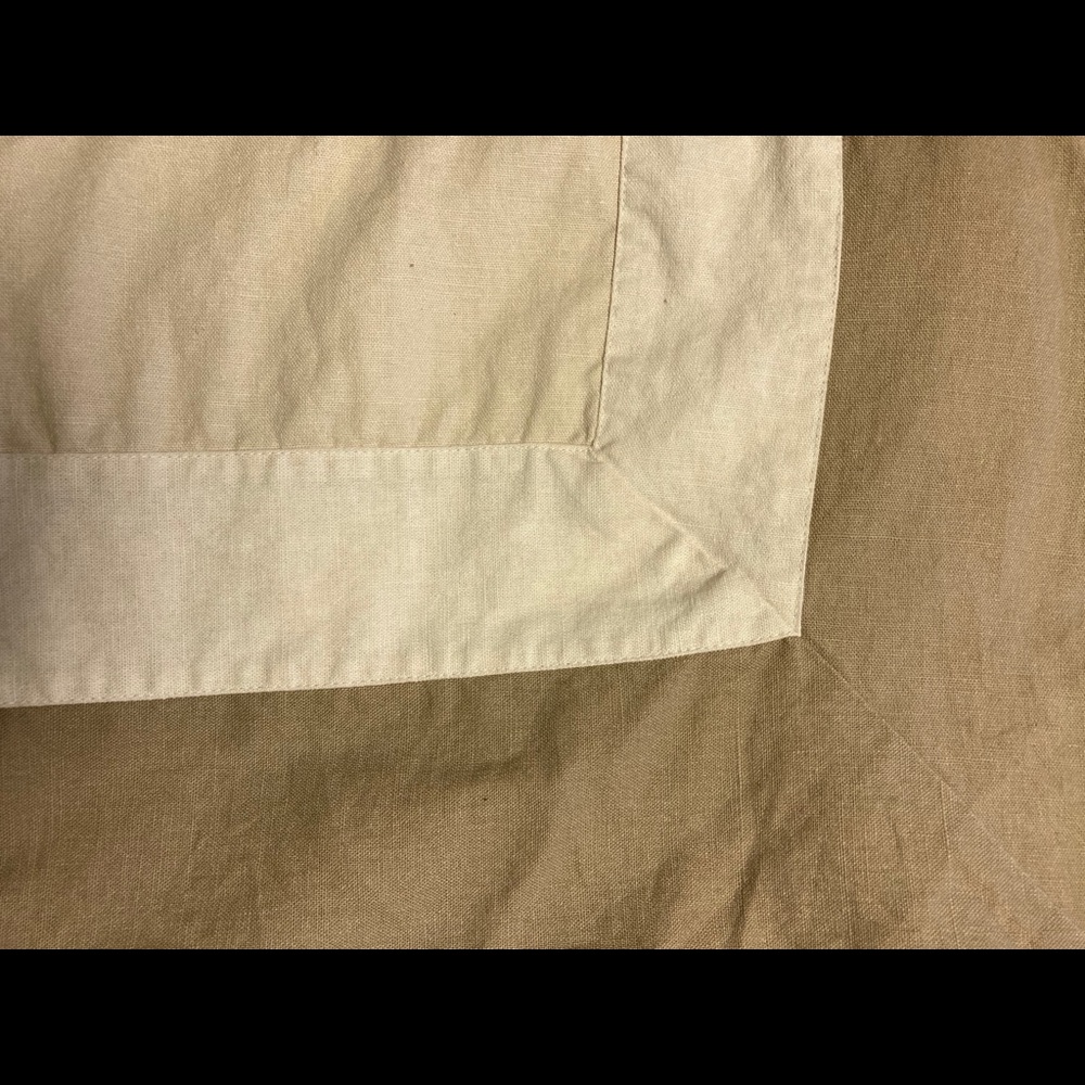 Field crest natural lined shower curtain